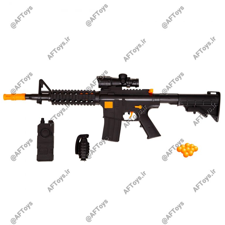 M16 Rifle Toy Gun With Grenade And Walkie-Talkie