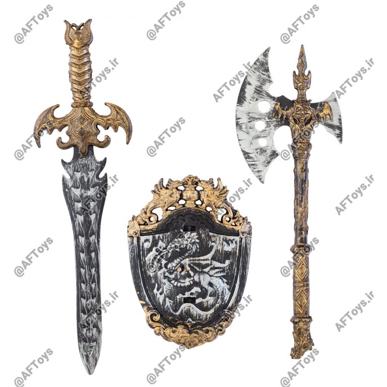 Super Star Toy Sword, Shield And Axe Set
