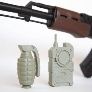 بی‌سیم و نارنجک کلاش توپ پران