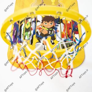 close-up view of Big ben10 basketball hoop for wall