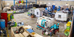 نمای کارگاه تولید قالب و قطعات صنعتی