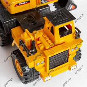 close up of toy excavator