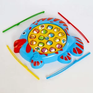 ماهیگیری موزیکال آبی رنگ همراه با چهار قلاب