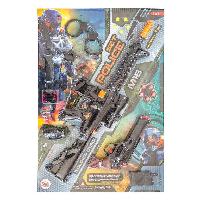 Police M16 Assault Rifle Toy Set