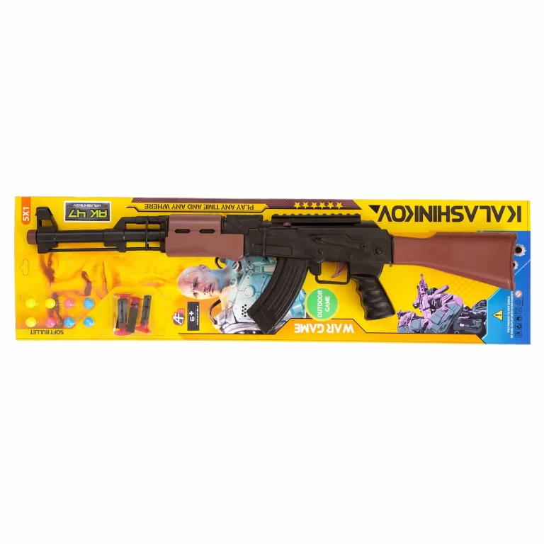 Plastic AK-47 Toy Gun On Blister Card