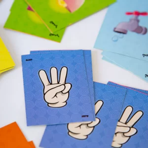 کارت های نشان دهنده‌ی عدد 3 در بازی