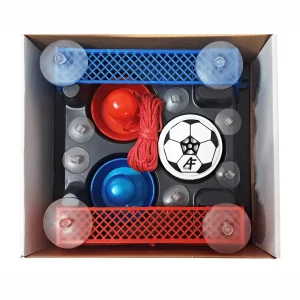 محتویات درون جعبه بازی ایر هاکی دو نفره